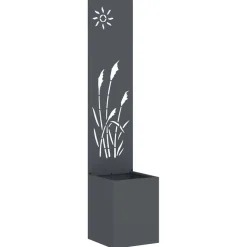 vidaXL Tuin Privacy Screen Fretwerk Olijfgroen 32 x 32 x 150 cm