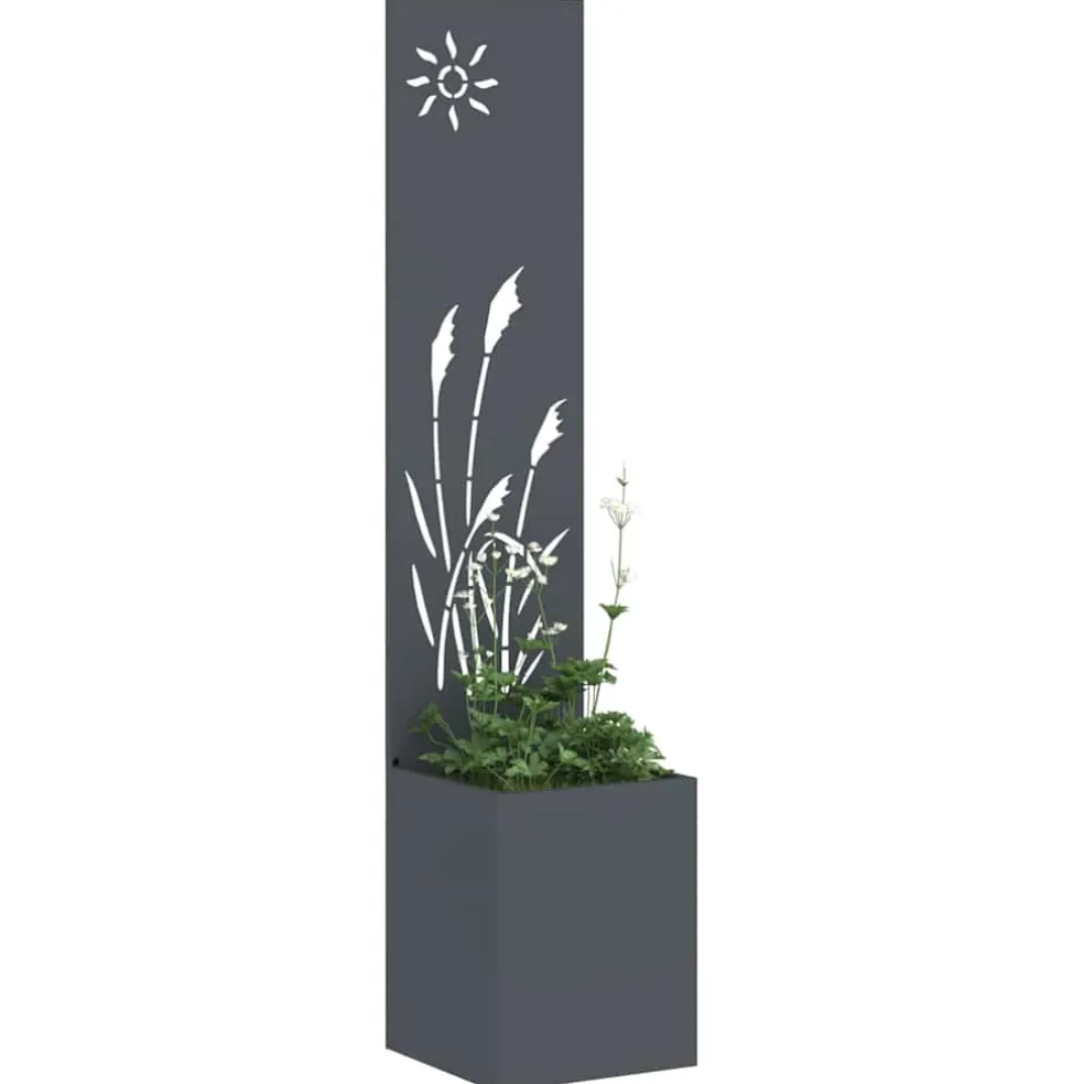 vidaXL Tuin Privacy Screen Fretwerk Olijfgroen 32 x 32 x 150 cm