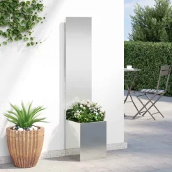 vidaXL Tuin Privacy Screen Fretwerk Zilver 32 x 32 x 150 cm