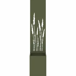 vidaXL Tuin Privacy Screen Fretwerk Olijfgroen 32 x 32 x 150 cm