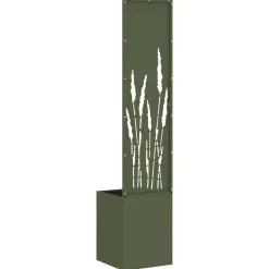 vidaXL Tuin Privacy Screen Fretwerk Olijfgroen 32 x 32 x 150 cm