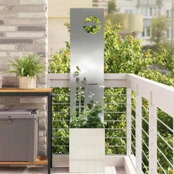vidaXL Tuin Privacy Screen Fretwerk Zilver 32 x 32 x 150 cm