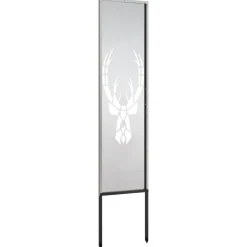 vidaXL Tuin Privacy Screen Zilver 32 x 140 cm Roestvrij staal