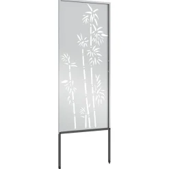 vidaXL Tuin Privacy Screen Zilver 50 x 140 cm Gegalvaniseerd staal