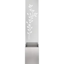 vidaXL Tuin Privacy Screen Zilver 32 x 32 x 150 cm Roestvrij staal