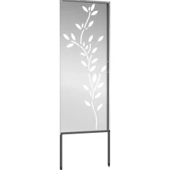vidaXL Tuin Privacy Screen Zilver 50 x 140 cm Gegalvaniseerd staal