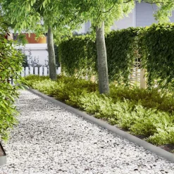 vidaXL Tuinrand 10 st 100 x 0,05 x 15 cm Gegalvaniseerd staal Zilver