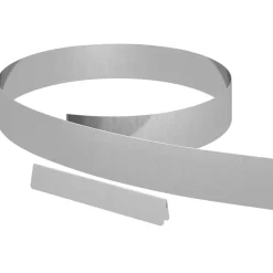 vidaXL Tuinrand 450 x 10 cm Gegalvaniseerd staal Zilver