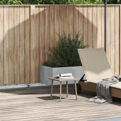 vidaXL Tuin salontafel rechthoekig 40x40x37 cm poly rattan beige