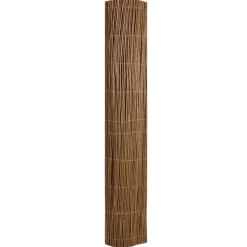 vidaXL Tuinscherm 300x100 cm wilgenhout bruin