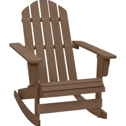 vidaXL Tuinschommelstoel hout bruin