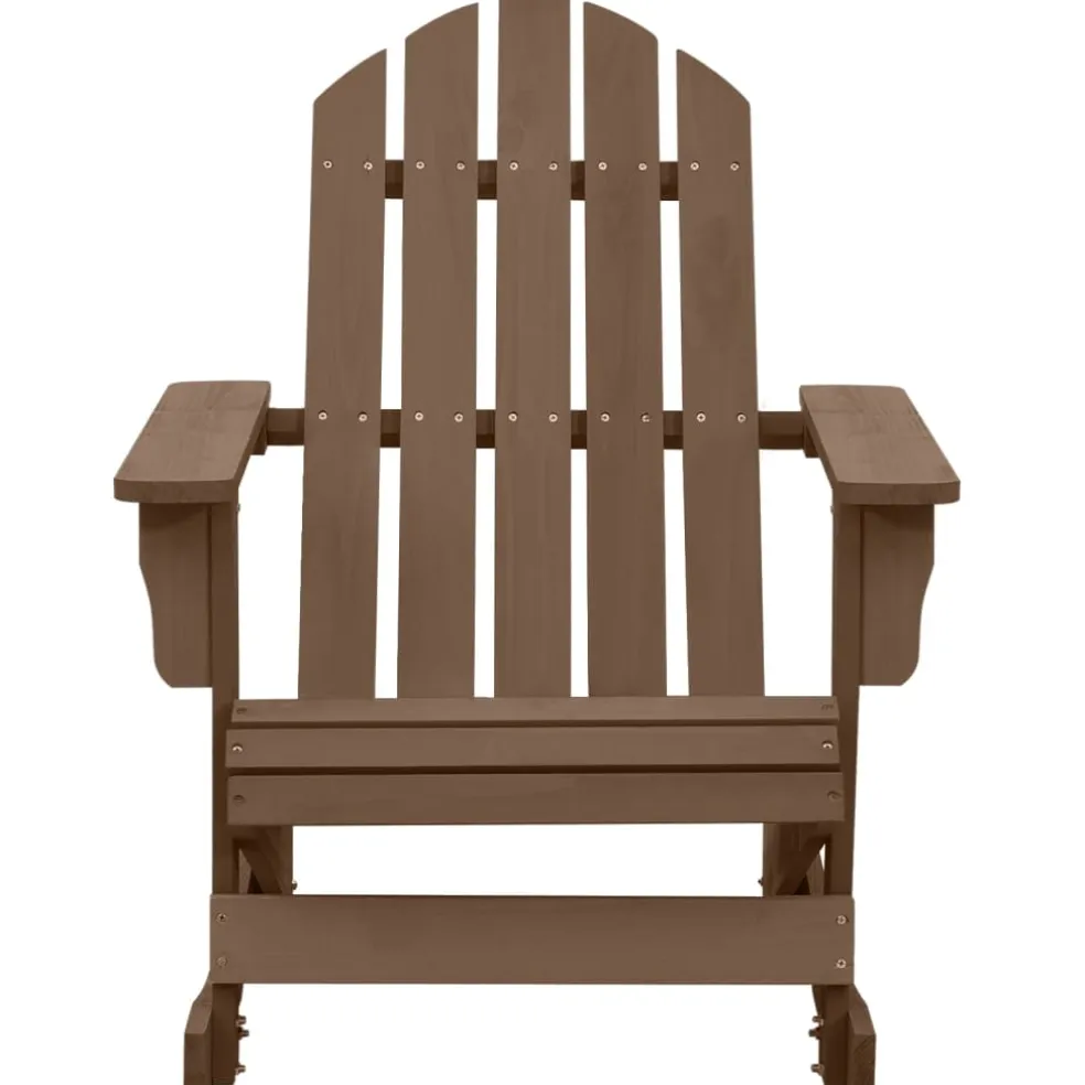vidaXL Tuinschommelstoel hout bruin