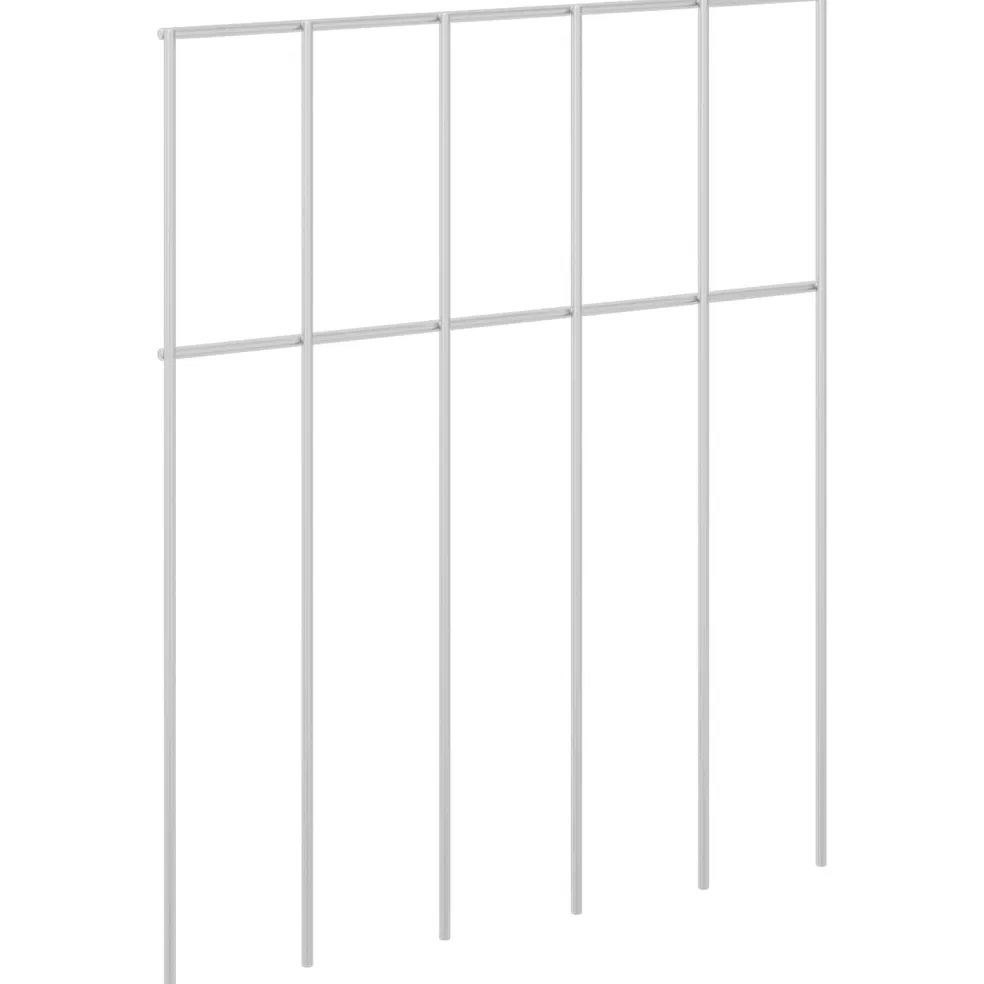 vidaXL Tuin schuttingpaneel 48 st 25 x 30 cm Gegalvaniseerd staal