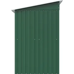 vidaXL Tuinschuur metaal groen