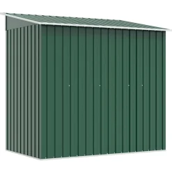 vidaXL Tuinschuur metaal groen