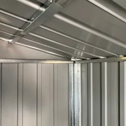 vidaXL Tuinschuur 191x130x198 cm gegalvaniseerd staal antracietkleurig