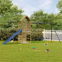 vidaXL Tuinspeelset geïmpregneerd grenenhout