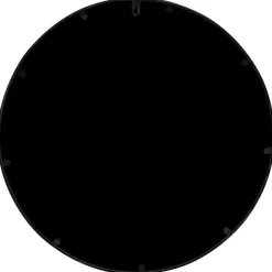 vidaXL Tuinspiegel rond 40x3 cm ijzer zwart