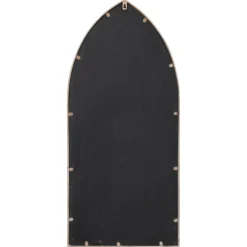 vidaXL Tuinspiegel 100x45 cm ijzer zandkleurig