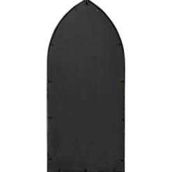 vidaXL Tuinspiegel 100x45 cm ijzer zwart