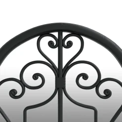 vidaXL Tuinspiegel 100x45 cm ijzer zwart