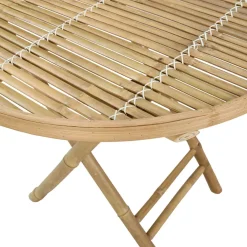 vidaXL Tuinstafel Naturel 80 x 70 cm Bamboe