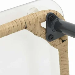 vidaXL Tuinstafel Naturel 80 x 40 x 45 cm poly rattan
