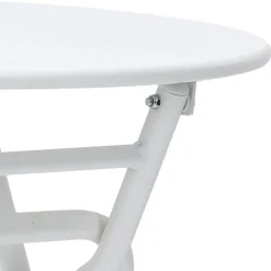 vidaXL Tuinstafel Wit 50 x 50 x 72 cm Metaal