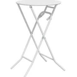 vidaXL Tuinstafel Wit 50 x 50 x 72 cm Metaal