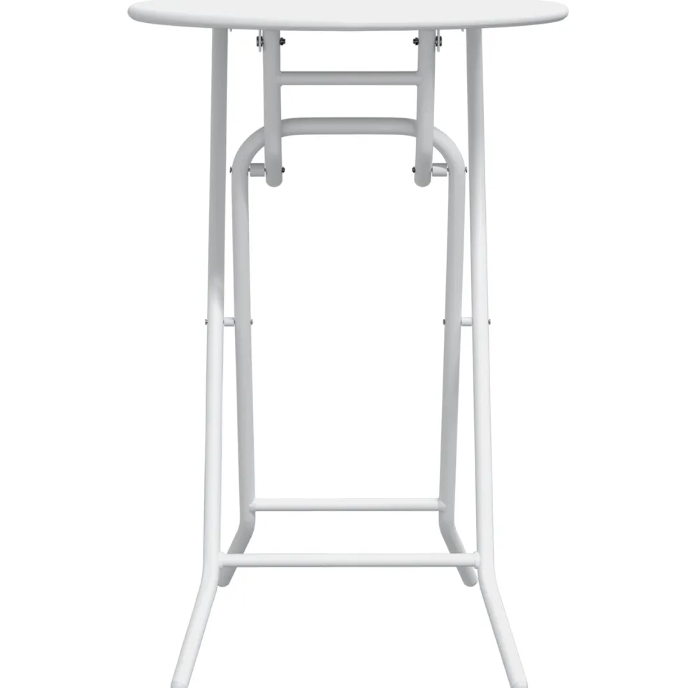 vidaXL Tuinstafel Wit 50 x 50 x 72 cm Metaal