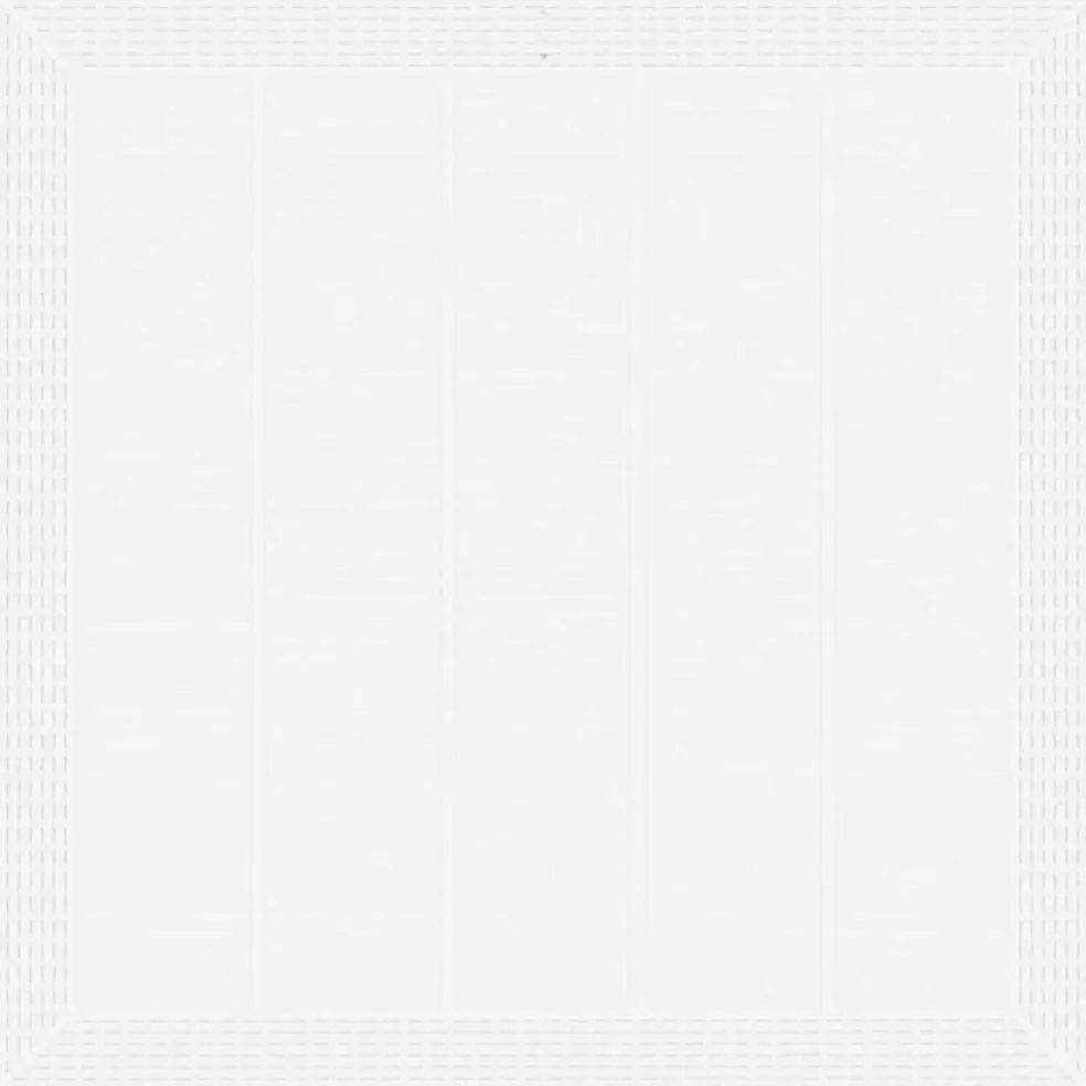 vidaXL Tuinstafel Wit 100 x 100 x 73 cm poly rattan