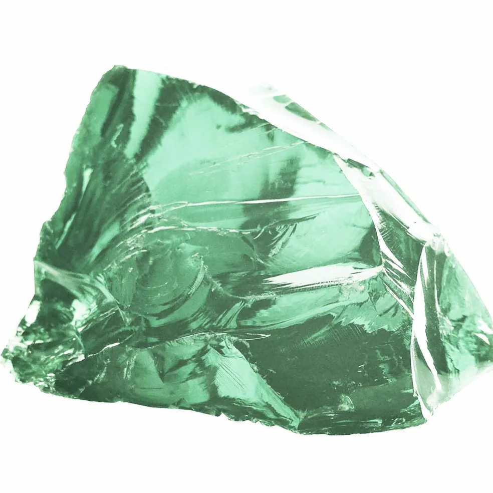 vidaXL Tuinstenen Lichtgroen 12 cm Glas