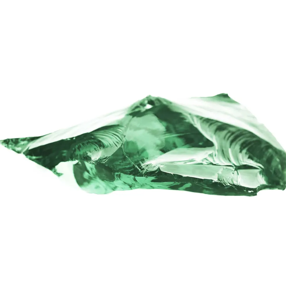 vidaXL Tuinstenen Lichtgroen 12 cm Glas