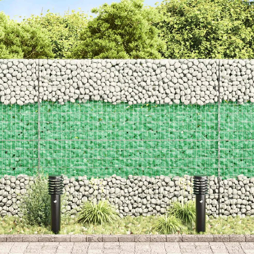 vidaXL Tuinstenen Lichtgroen 12 cm Glas