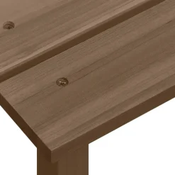 vidaXL Tuinstoel Adirondack voetenbank tafel massief vurenhout bruin