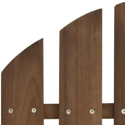 vidaXL Tuinstoelen Adirondack met tafeltje massief vurenhout bruin