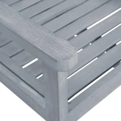 vidaXL Tuinstoelen 2 st massief acaciahout grijs