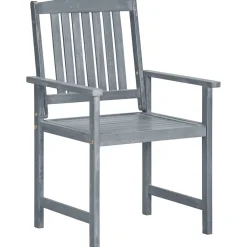 vidaXL Tuinstoelen 2 st massief acaciahout grijs