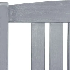 vidaXL Tuinstoelen 2 st massief acaciahout grijs