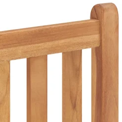 vidaXL Tuinstoelen 2 st massief teakhout