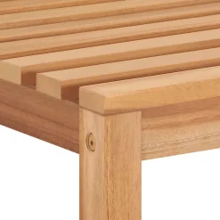 vidaXL Tuinstoelen 2 st massief teakhout