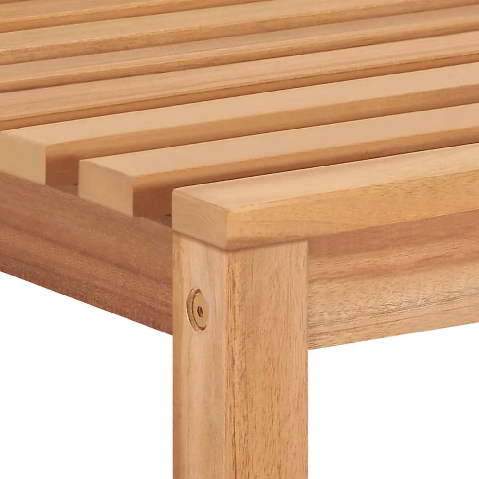 vidaXL Tuinstoelen 2 st massief teakhout