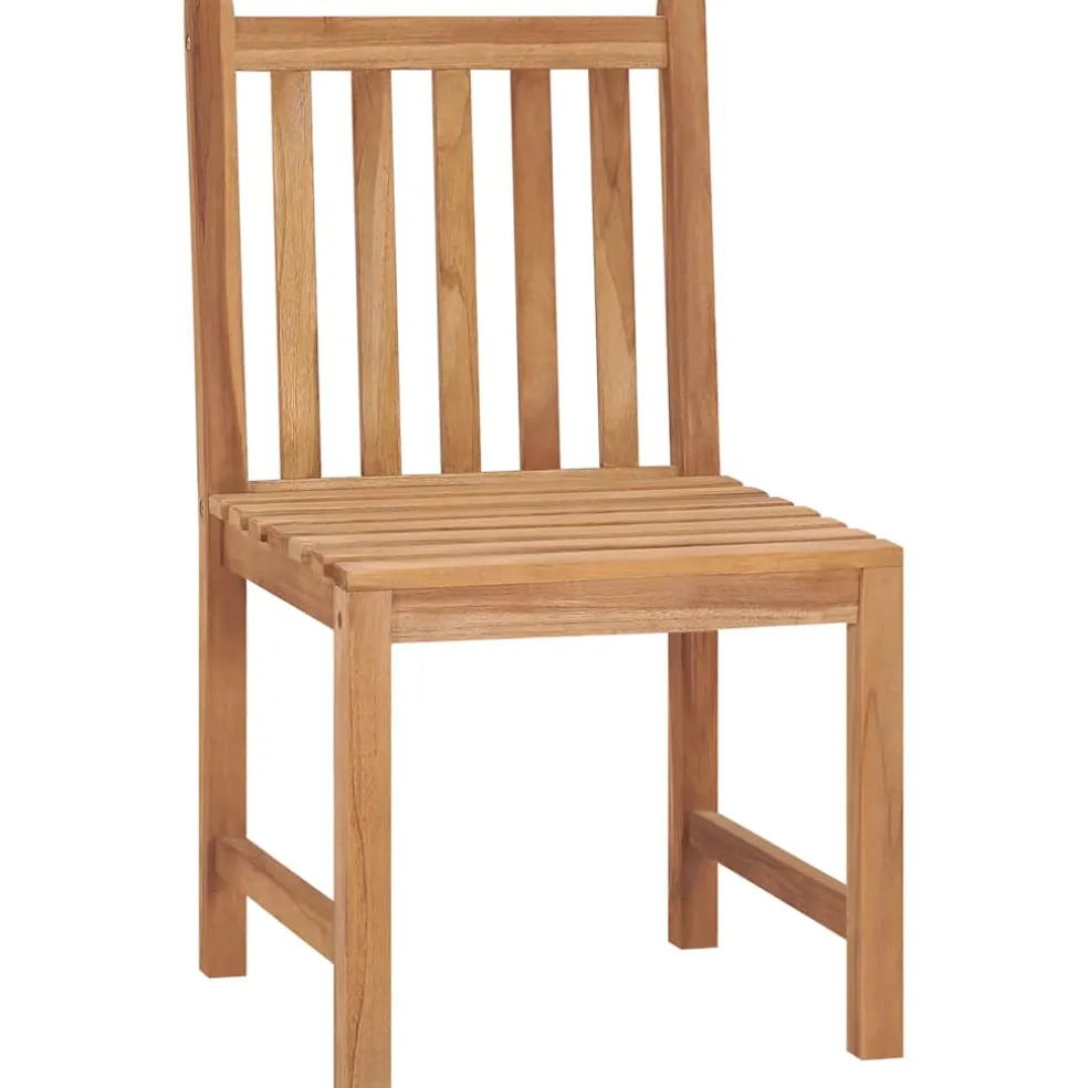 vidaXL Tuinstoelen 2 st massief teakhout