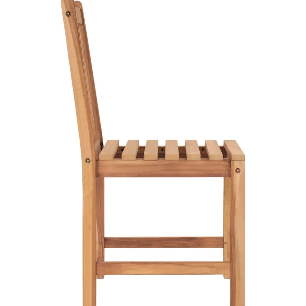 vidaXL Tuinstoelen 2 st massief teakhout