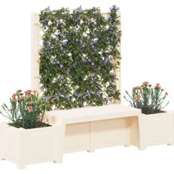 vidaXL Tuinstoel Kopenhagen PP Wit