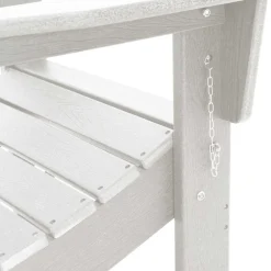 vidaXL Tuinstoel 3 st Wit Polyetheen