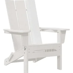 vidaXL Tuinstoel 3 st Wit Polyetheen