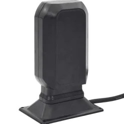 vidaXL Tuinstopcontact en grondpin 2-wegs 15,5x11x24 cm zwart en groen