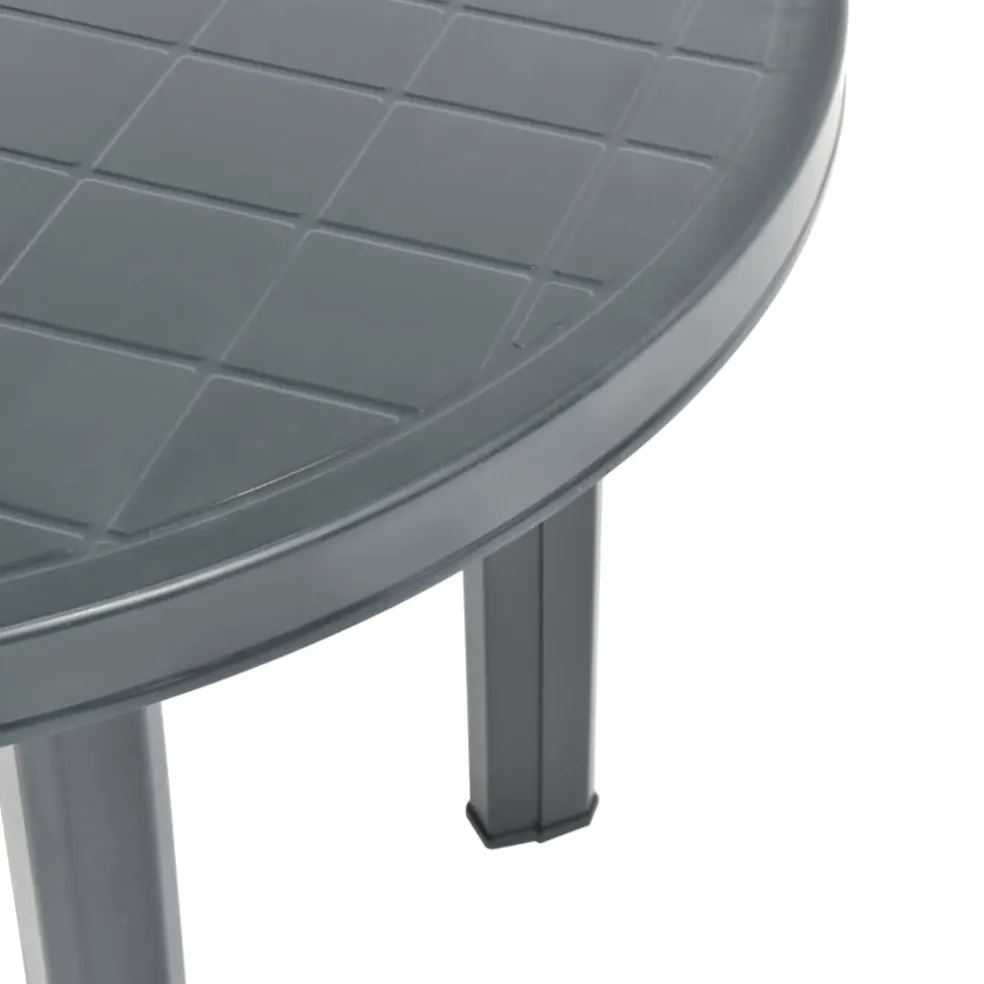vidaXL Tuintafel 89 cm kunststof groen