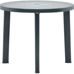 vidaXL Tuintafel 89 cm kunststof groen